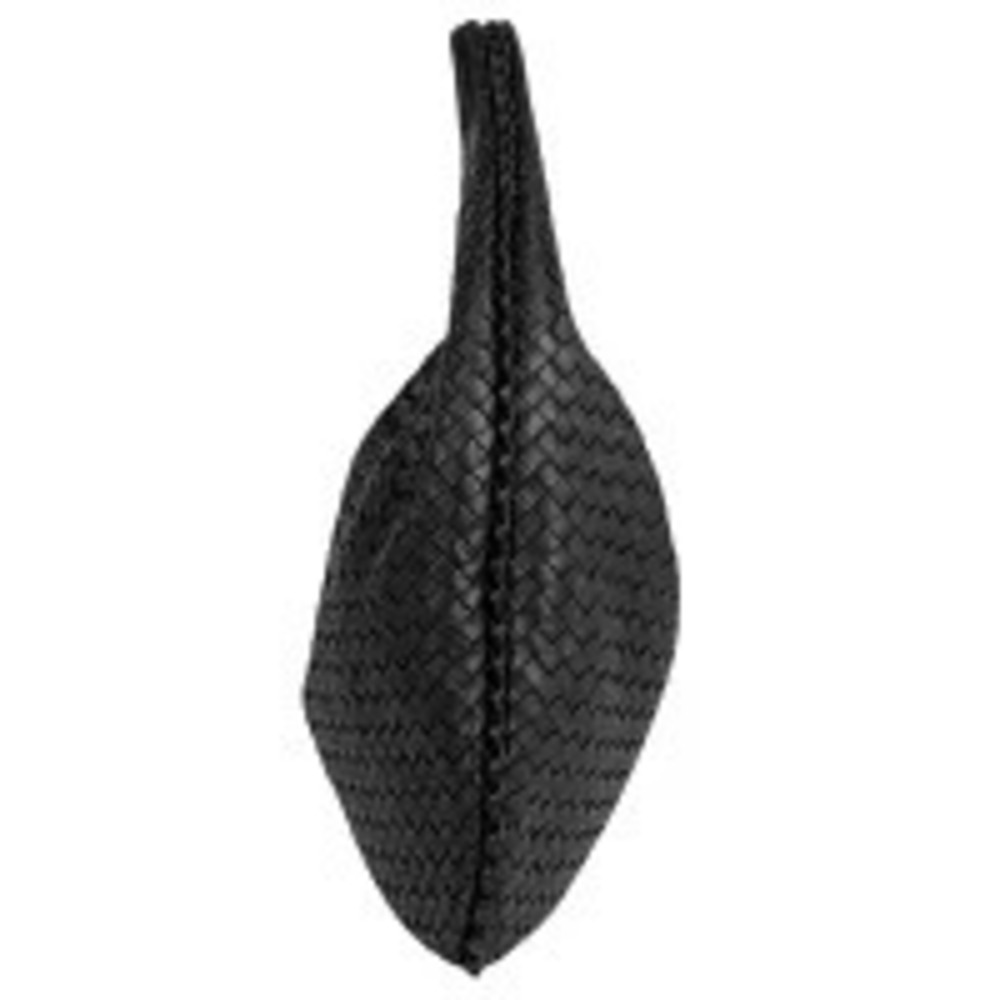 Bottega Veneta Handbag Shoulder Intrecciato Leather Nappa Black Hobo Bag Black